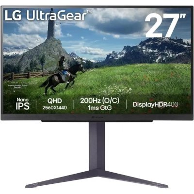 монитор LG UltraGear 27GS85Q-B Черный