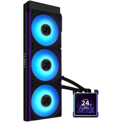 система водяного охлаждения Lian Li HydroShift II LCD-S 360CL ARGB Black Черный