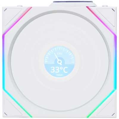кулер Lian Li Uni Fan TL Wireless LCD 120 ARGB White Белый