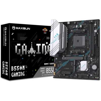 материнская плата Maxsun B550M Gaming WiFi Черный