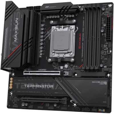 материнская плата Maxsun Terminator B850M Pro Dark WIFI Черный