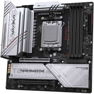 материнская плата Maxsun Terminator B850M Pro WIFI Черный
