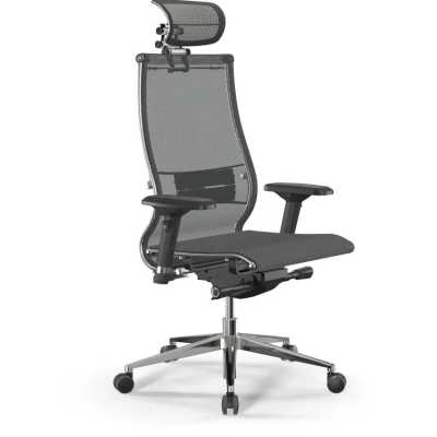 офисное кресло МЕТТА Samurai S-3 Z555.3.15.109 серый
