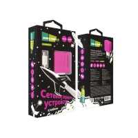 сетевое зарядное устройство More choice NC46a Pink Розовый