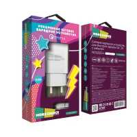 сетевое зарядное устройство More choice NC52QCm White Белый