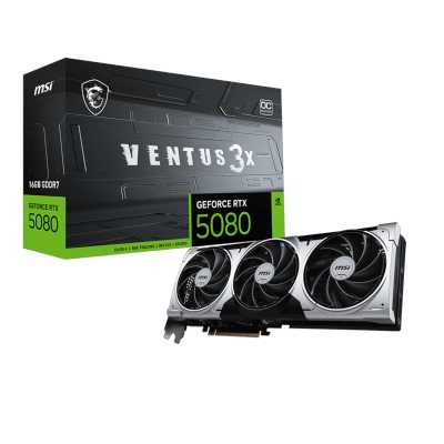 видеокарта MSI nVidia GeForce RTX 5080 16G Ventus 3X OC