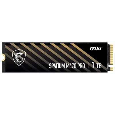 SSD диск MSI SPATIUM M470 Pro 1Tb S78-440L0J0-P83 Черный