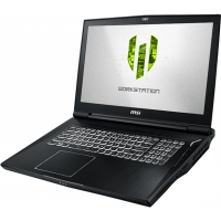 ноутбук MSI WT75 9SK-103 Черный
