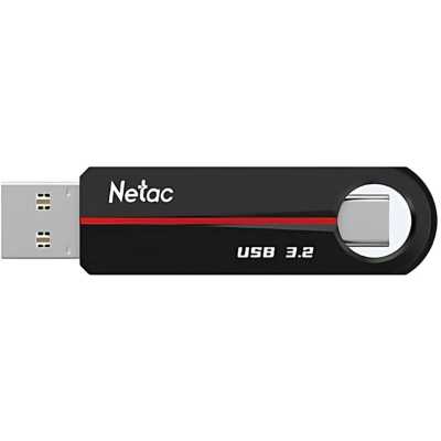 флешка Netac 32GB NT03US18C-032G-32BK Черный, красный