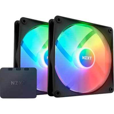кулер NZXT F140 RGB Core Twin Pack RF-C14DF-B1 Черный