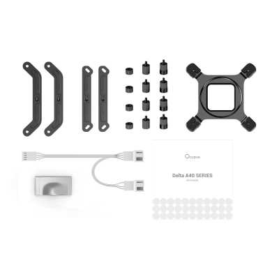 кулер Ocypus Delta A40 Elite White Dual Fan Белый