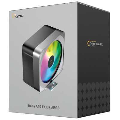 кулер Ocypus Delta A40 EX Black ARGB Черный