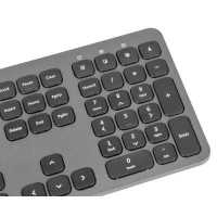 клавиатура Oklick 300M Grey 1488402 Серый-черный