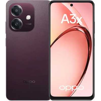 смартфон OPPO A3x 4/128GB Burgundy бургунди