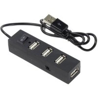 разветвитель USB Orient TA-400PS черный
