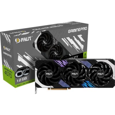 видеокарта Palit nVidia GeForce RTX 4070 GamingPro OC 12Gb NED4070H19K9-1043A