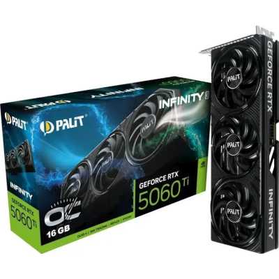 видеокарта Palit nVidia GeForce RTX 5060 Ti Infinity 3 OC 16Gb NE7506TS19T1-GB2061S