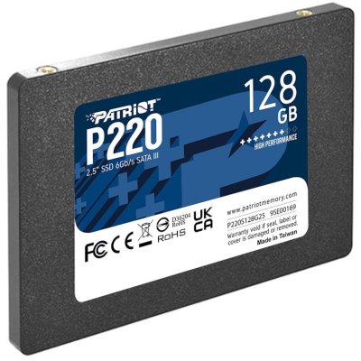 SSD диск Patriot P220 128Gb P220S128G25 Черный