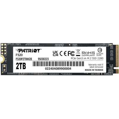 SSD диск Patriot P320 2Tb P320P2TBM28 Черный