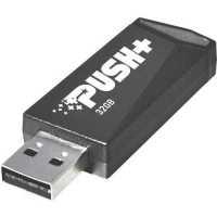 флешка Patriot Push+ 32GB PSF32GPSHB32U Черный