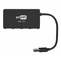 разветвитель USB PC PET BW-U3031A black черный