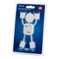 разветвитель USB PC PET Human белый