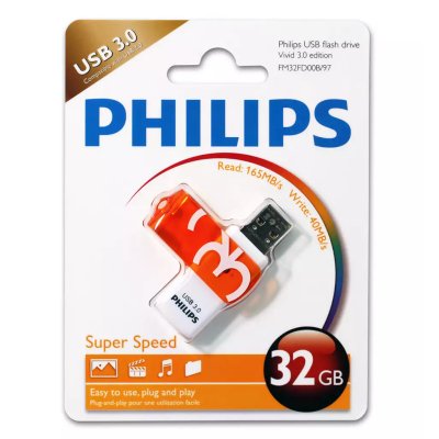 флешка Philips 32GB FM32FD00B/97 Серый