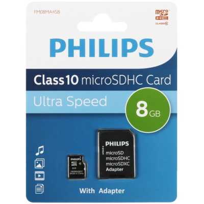 карта памяти Philips 8GB FM08MA45B/97