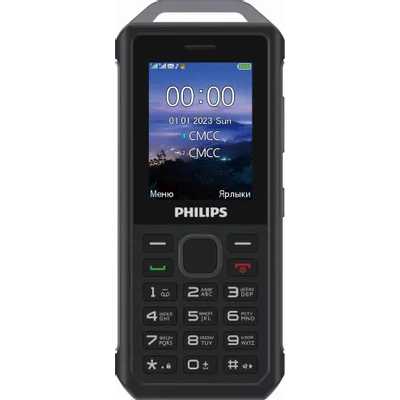 мобильный телефон Philips Xenium E2317 Dark Grey