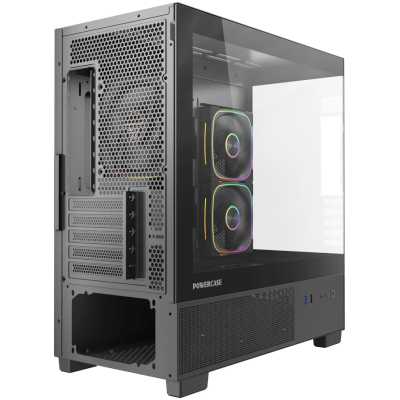 корпус PowerCase Vision Micro S4B Black