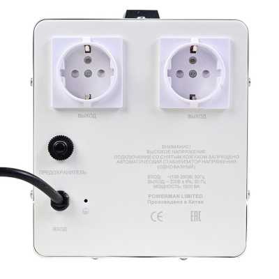 стабилизатор напряжения PowerMan AVS 1500E Черный