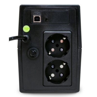 ИБП PowerMan Back Pro 650 Plus Черный