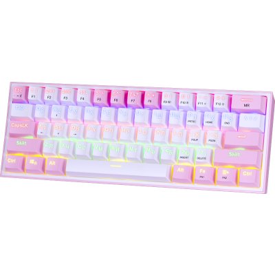 клавиатура Redragon Fizz Pink Розовый