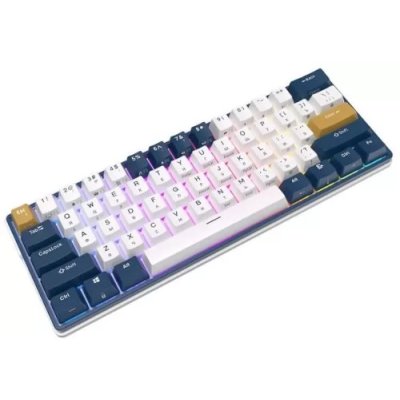 клавиатура Royal Kludge RK61Plus 6935280818288 Белый-синий