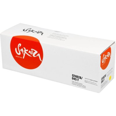 картридж Sakura SACF402A/045Y желтый