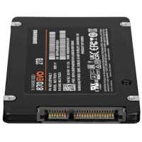 SSD диск Samsung 870 EVO 2Tb MZ-77E2T0B/EU Черный