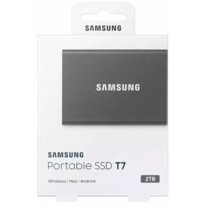 SSD диск Samsung T7 2Tb MU-PC2T0T/WW Серый
