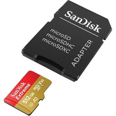 карта памяти SanDisk Extreme 512GB SDSQXAV-512G-IN6MS