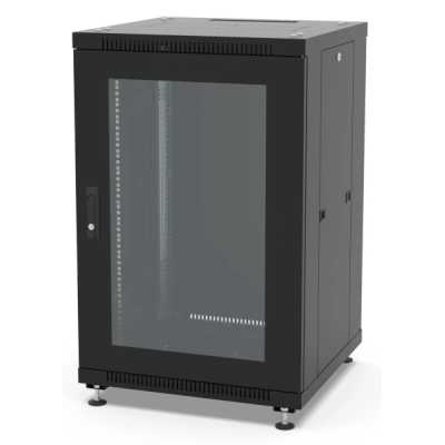 телекоммуникационный шкаф Filum FL-NT-1866GM1M-BK Черный