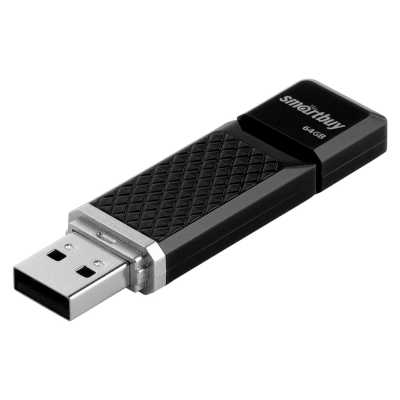 флешка SmartBuy 64GB SB64GBQZ-K Черный