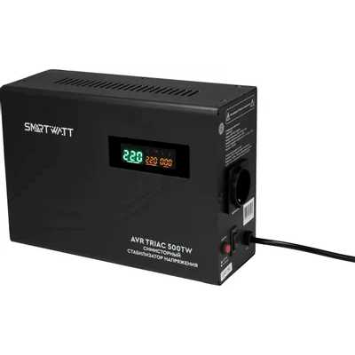 стабилизатор напряжения SMARTWATT AVR Triac 500TW 4512020380004 Черный