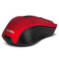 мышь Sven RX-350W Red Черный-красный