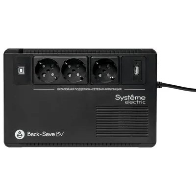 ИБП Systeme Electric Back-Save BVSE600RS Черный