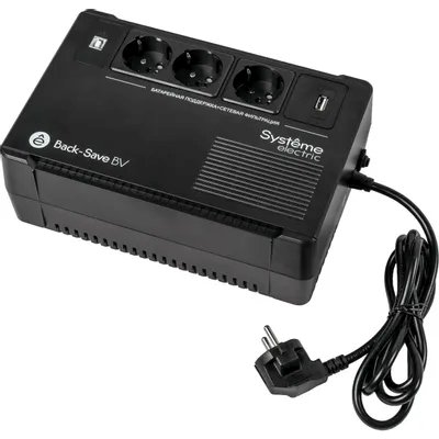 ИБП Systeme Electric Back-Save BVSE800RS Черный