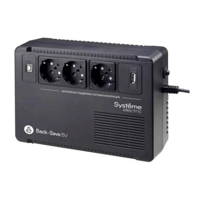ИБП Systeme Electric Back-Save BVSE400RS Черный