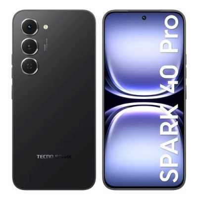 смартфон Tecno Spark 40 Pro 8/256GB Black черный