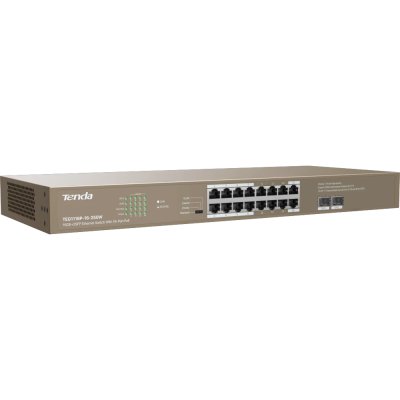 коммутатор Tenda TEG1118P-16-250W