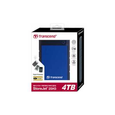 жесткий диск Transcend StoreJet 25H3 4Tb TS4TSJ25H3B Синий