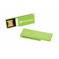 флешка Verbatim 2GB CLIP-IT 043905-177 Green
