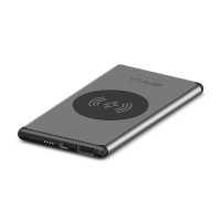 внешний аккумулятор Hiper Wireless Power Bank Nano V Silver Серебристый